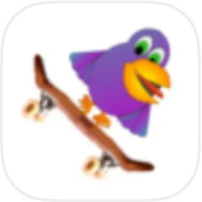 Skateboarding Bird